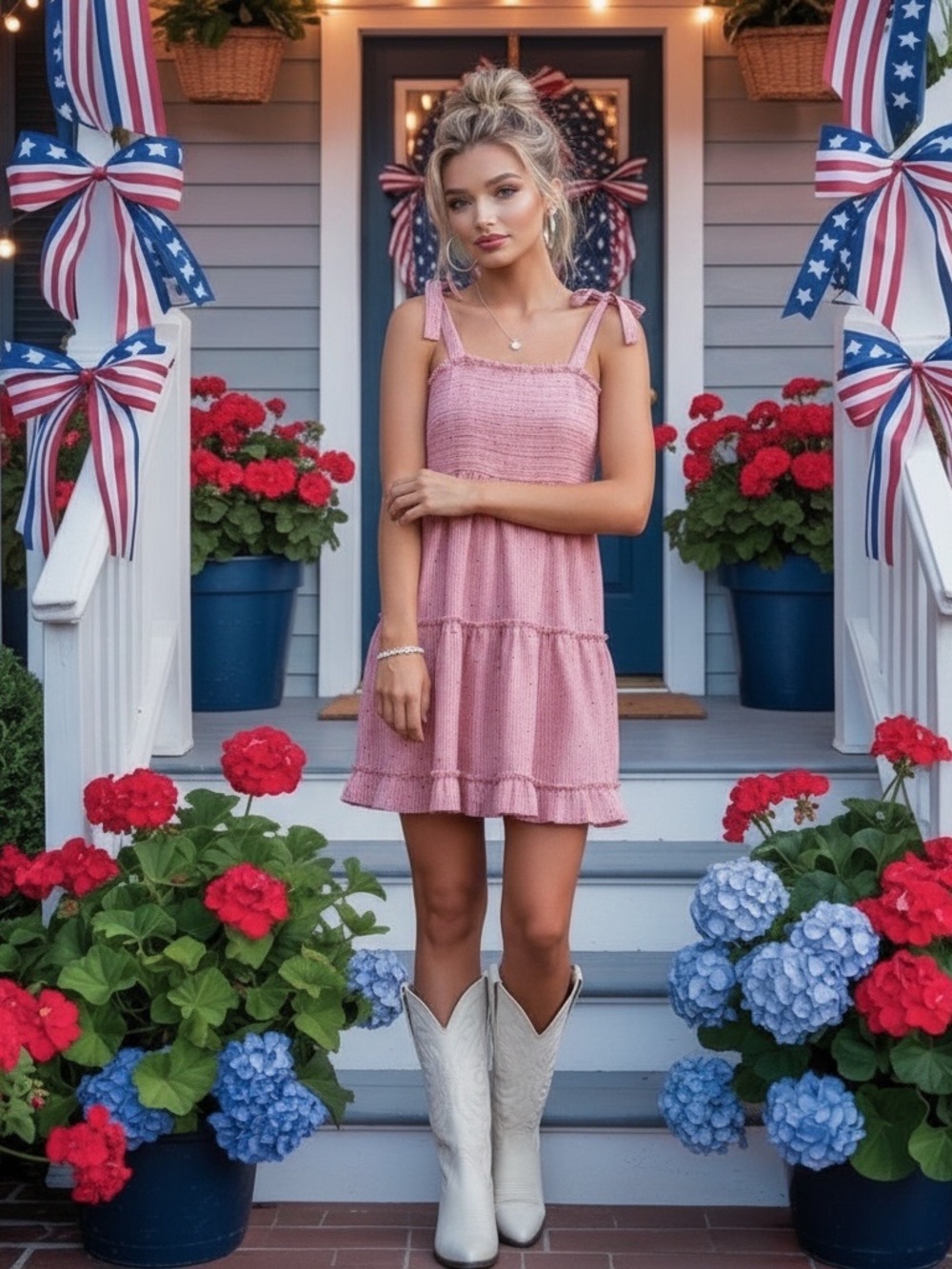 HYFVE Pink Tie-Shoulder Mini Dress - Picture 10 of 13